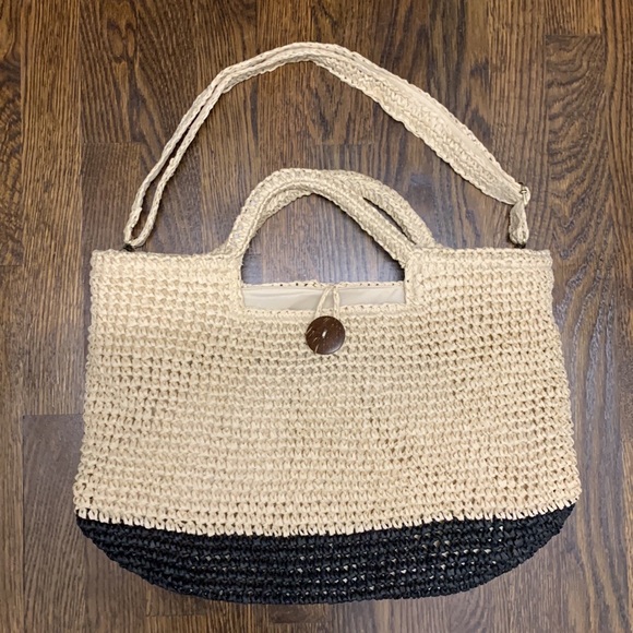 INC Straw Bag - Picture 2 of 2